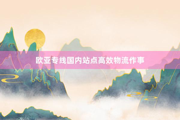 欧亚专线国内站点高效物流作事