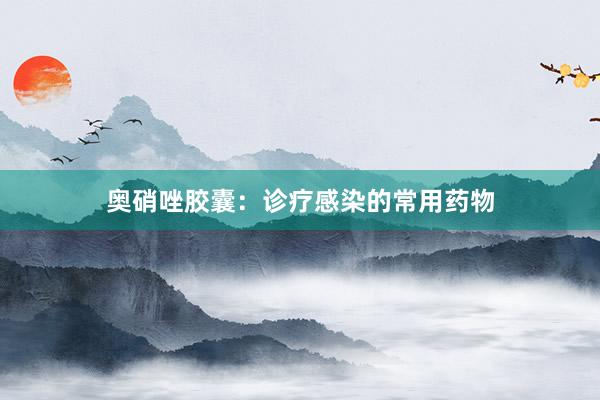 奥硝唑胶囊：诊疗感染的常用药物